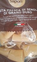 Pasta fresca di semola di grano duro