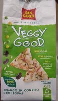 Veggy Good Triangolini con Riso e tre legumi
