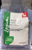 Legumi fagioli aziki rossi biologici