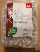 Zuppa farro e castagne