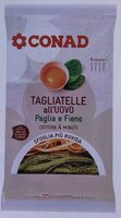Tagliatelle all'uovo paglia e fieno