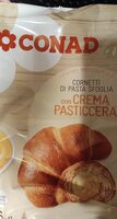 Conad Croissant con crema pasticcera