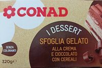 Dessert sfoglia gelato