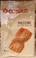 Treccine di pasta sfoglia