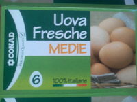 Uova fresche medie cat.A
