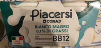 Yogurt bianco magro con bifidusbacterium