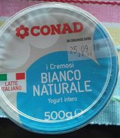 Yogurt intero bianco naturale