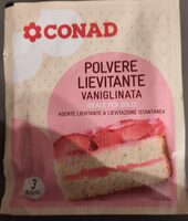 Polvere lievitante vanigliata