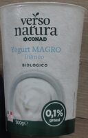 Yogurt bianco biologico magro