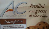 Frollini Con Gocce Di Cioccolato Senza Glutine