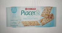 Cracker con riso soffiato