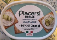 Formaggio fresco spalmabile -50% di grassi