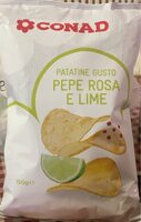 Chips gusto pepe rosa e lime