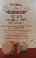 Frollini con yogurt e miele senza glutine alimentum