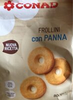 Frollini con panna