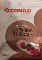 Crostini con farina integrale