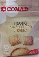 I RUSTICI con zucchero di canna