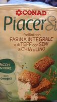 PiacerSi frollini con farina integrale e di teff