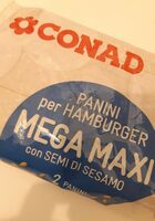 Panini per hamburger Mega Maxi