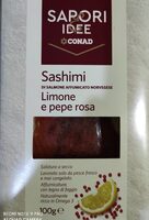 Sashimi limone e pepe rosa