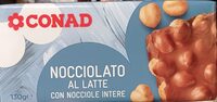 Cioccolato al latte con nocciole