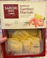 Ravioli ai gamberi marinati