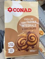 Frollini con farina integrale e cioccolato