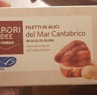 Filetti di alici del mar cantabrico