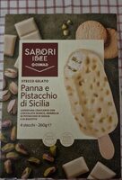 Stecco gelato panna e pistacchio di Sicilia