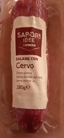 Salame di carne di suino con carne di cervo