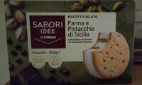Biscotto Gelato panna e pistacchio