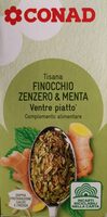 Tisana Finocchio Zenzero & Menta Ventre Piatto