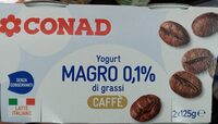 Conad yogurt magro 0,1% - 125g x 2 - caffe