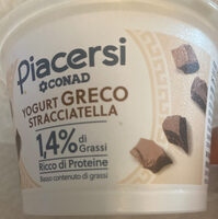 Yogurt Greco Stracciatella 1.4% Grassi Piacersi