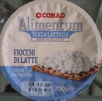 Fiocchi di latte senza lattosio