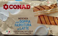 Merenda con doppia farcitura di latte