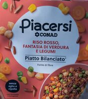 Riso Rosso, Fantasia Di Verdura E Legumi