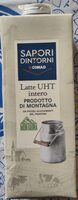 Latte UHT intero prodotto in montagna