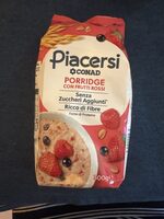 Porridge con frutti rossi