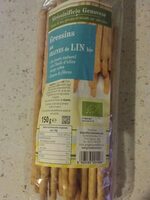 Gressins aux graines de lin