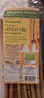 Gressins à la farine d’épeautre d’epeautre semi-complet bio