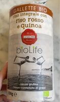 Gallette riso integrale con riso rosso e quinoa