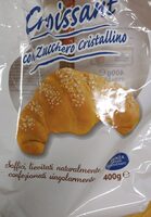 Croissant con zucchero cristallino