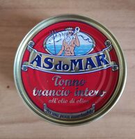 ASdoMAR tonno trancio intero all'olio di oliva