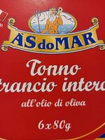 Tonno trancio intero all'olio d'oliva
