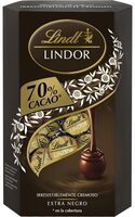 Lindor Bombones extra negro 70% cacao