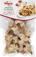 Misto funghi con speck e porcini