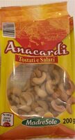 Anacardi tostati e salati