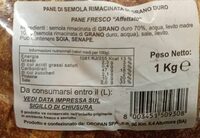 Pane di semola rimacinata di grano duro