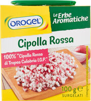 Le erbe aromatiche cipolla rossa surgelati
